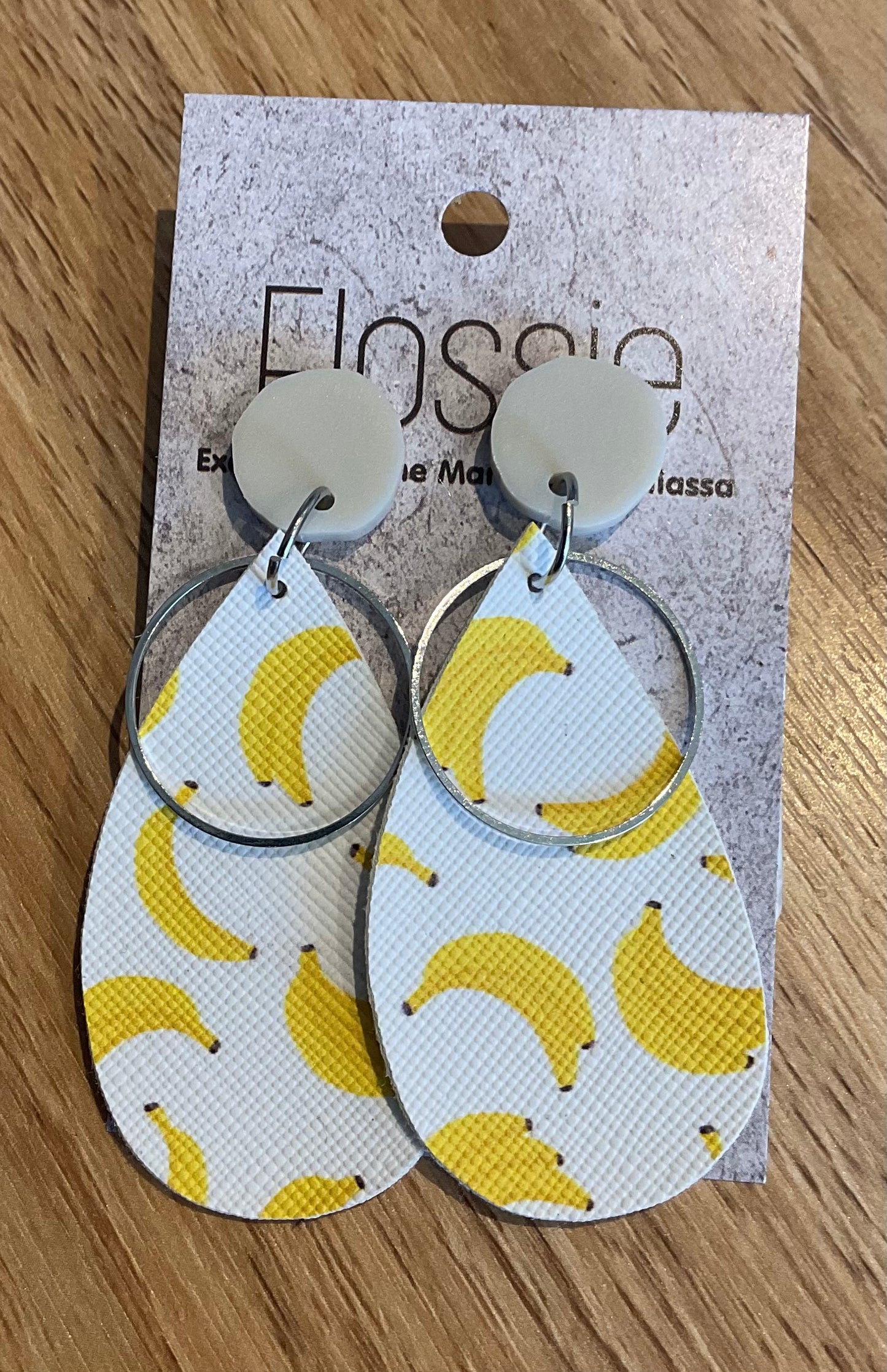 *Earrings Banana Dangles