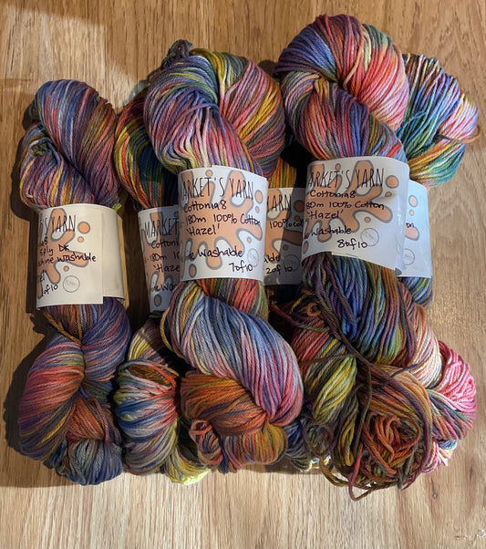 *Cottonia8 8ply 100% Cotton Yarn Hazel