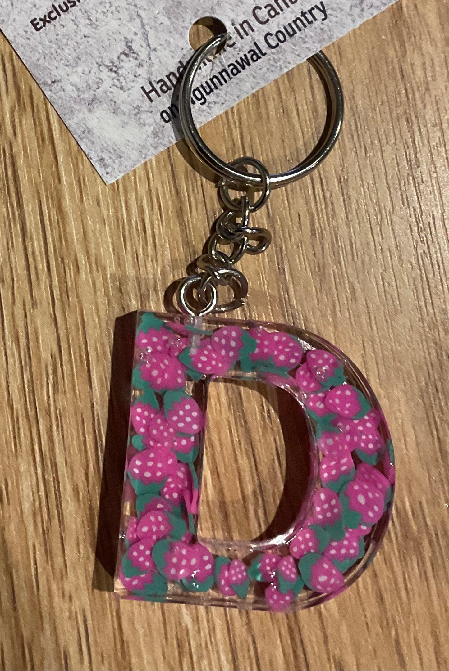 *Keychain Alphabet Letter D