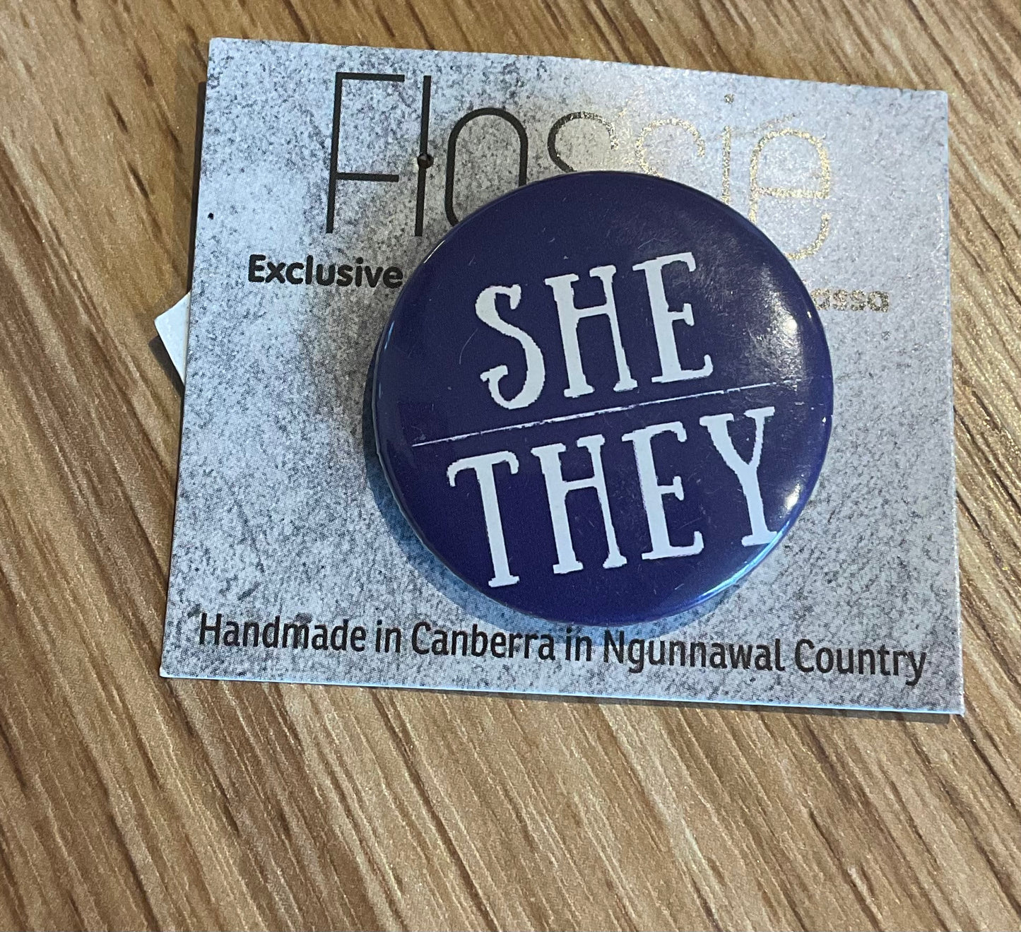 *Pronoun Pin She/They
