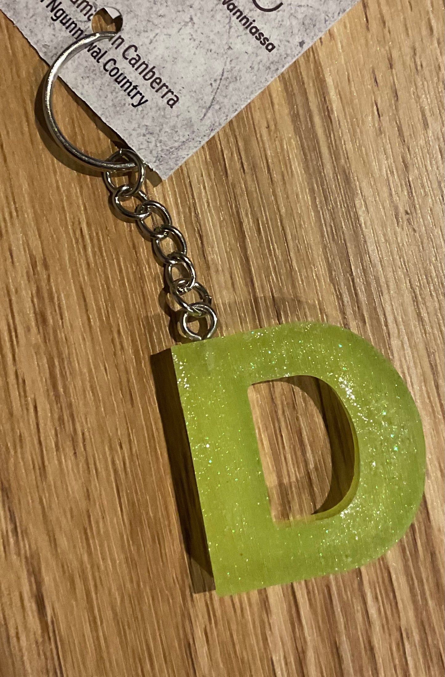 *Keychain Alphabet Letter D