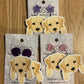 *Earrings Labrador Dangles