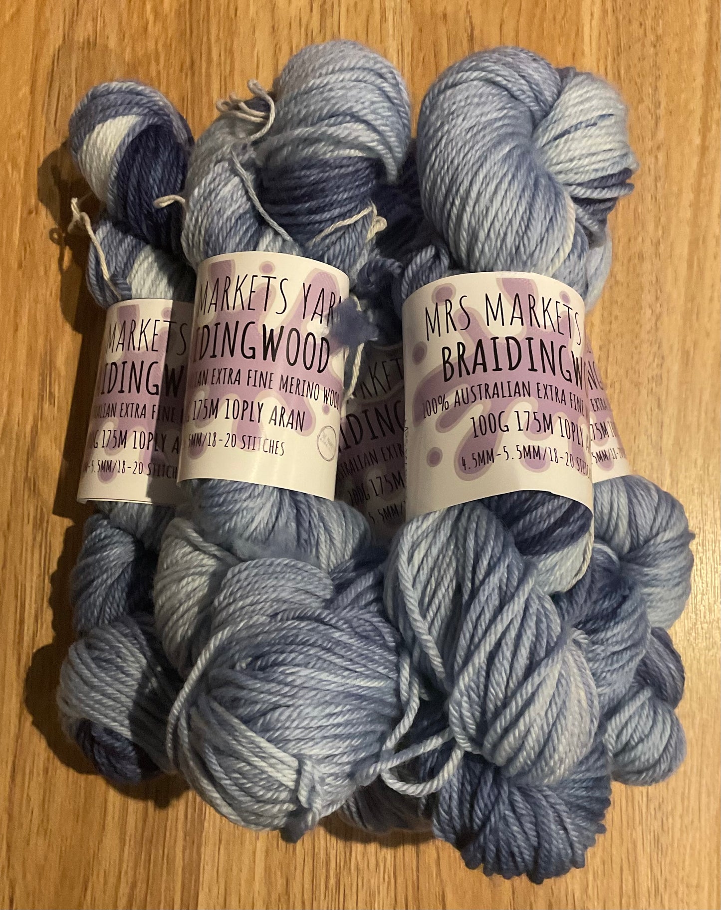 *Braidingwood Yarn 10ply Denim