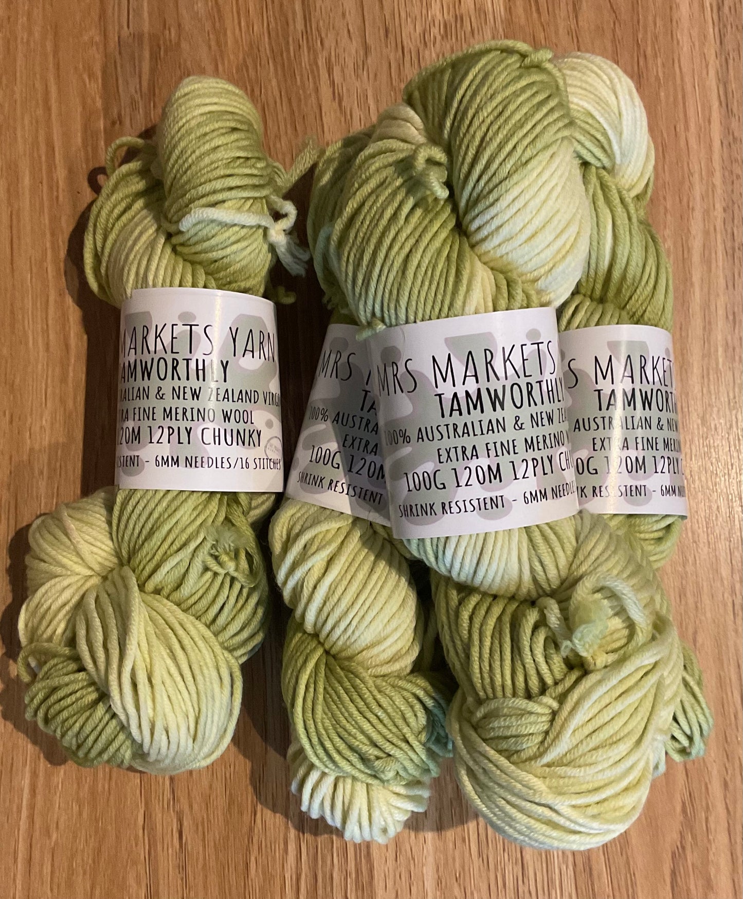 *Mrs Markets Tamworthly Yarn 12ply Leaf