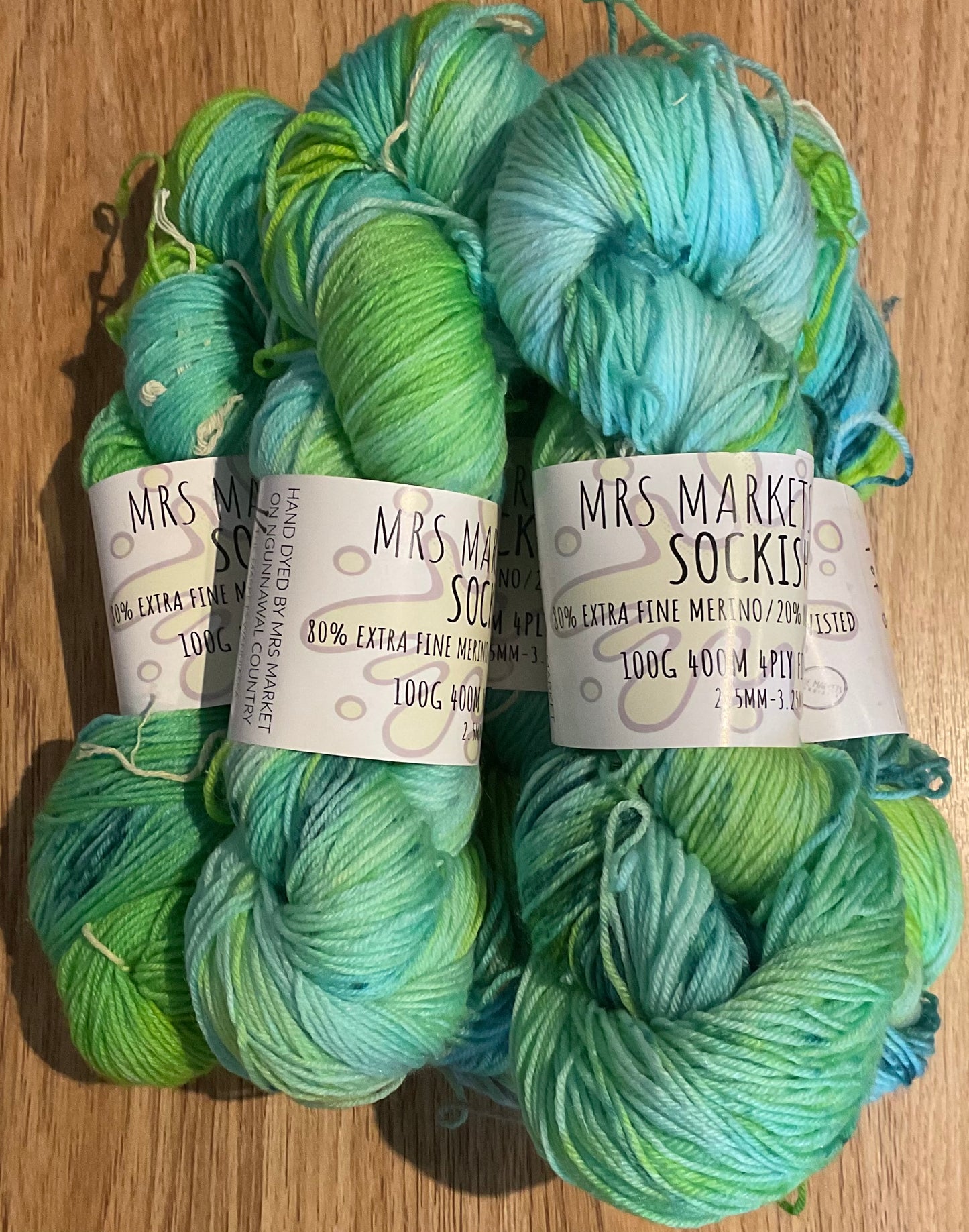 *Sockishly Yarn 4ply Algae