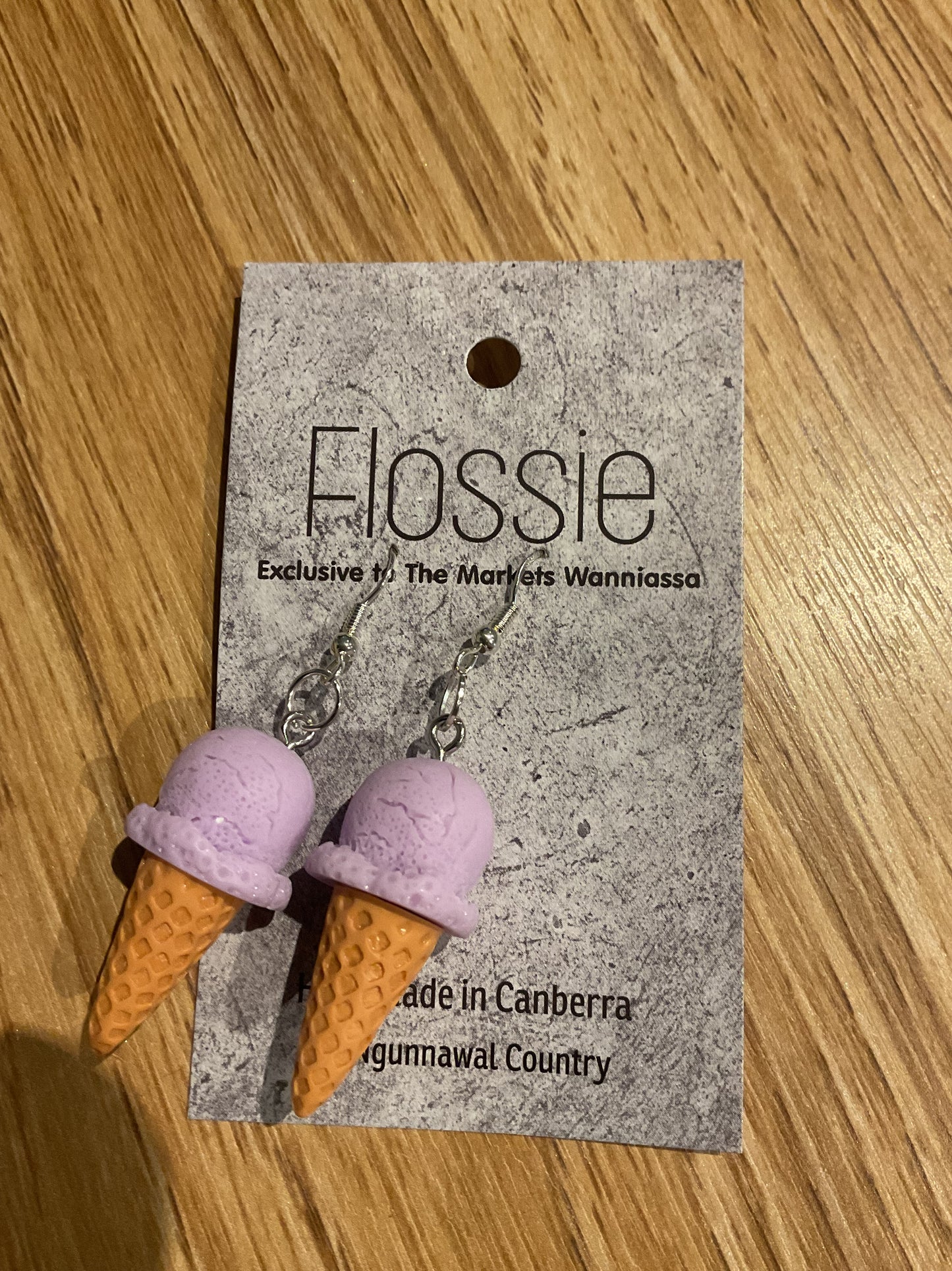 *Earrings Scoop Ice Cream Dangles