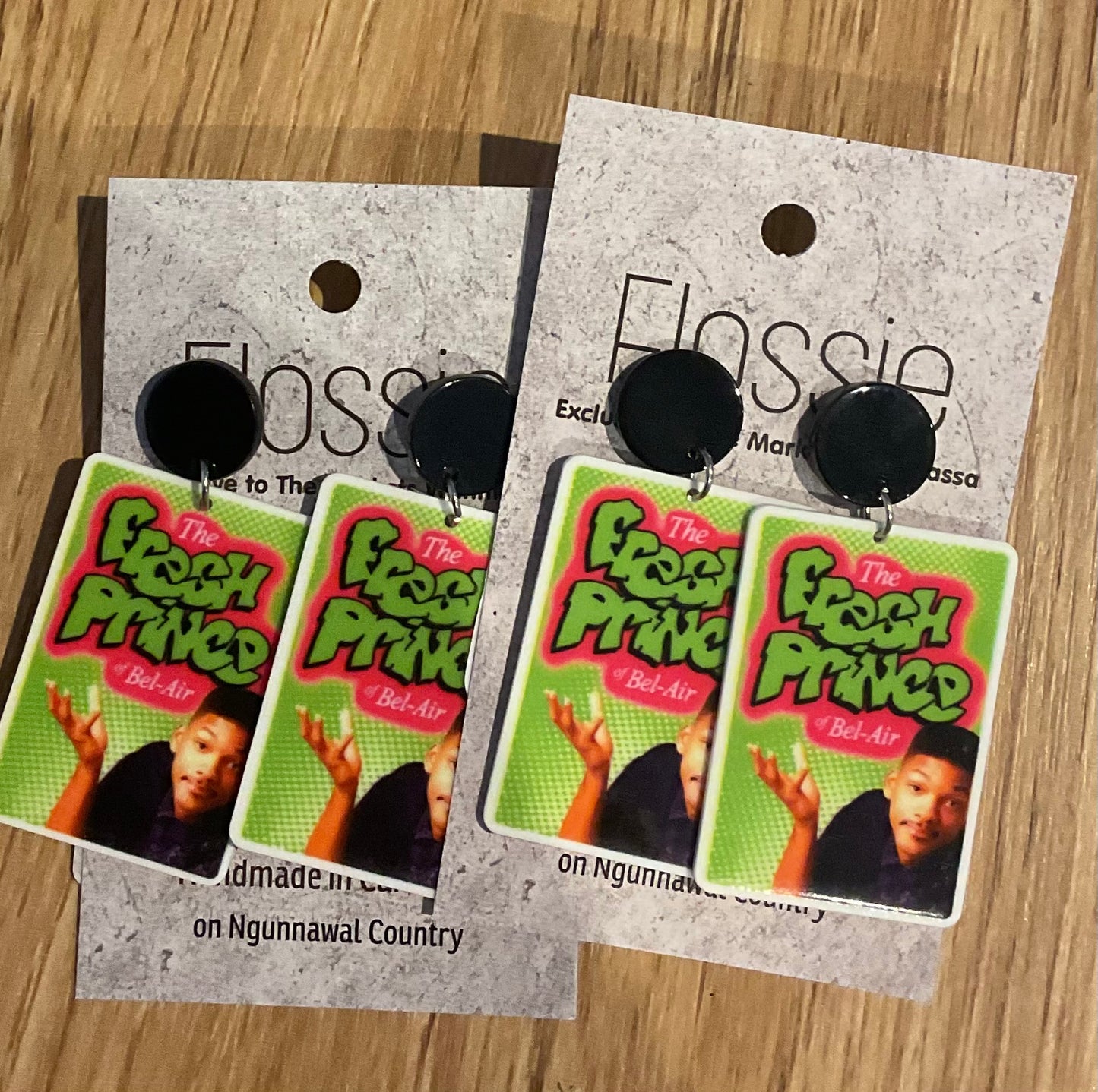 *Earrings Fresh Prince Dangles