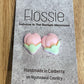 *Earrings Chunky Flower Studs