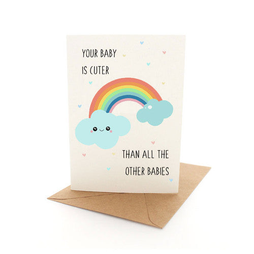 Greeting Card Cute Baby