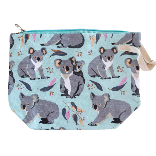 Cotton Cosmetic Bag - Koalas