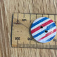 *Loose Buttons - Wooden Stripe Print
