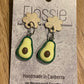 *Earrings Avocado Dangles