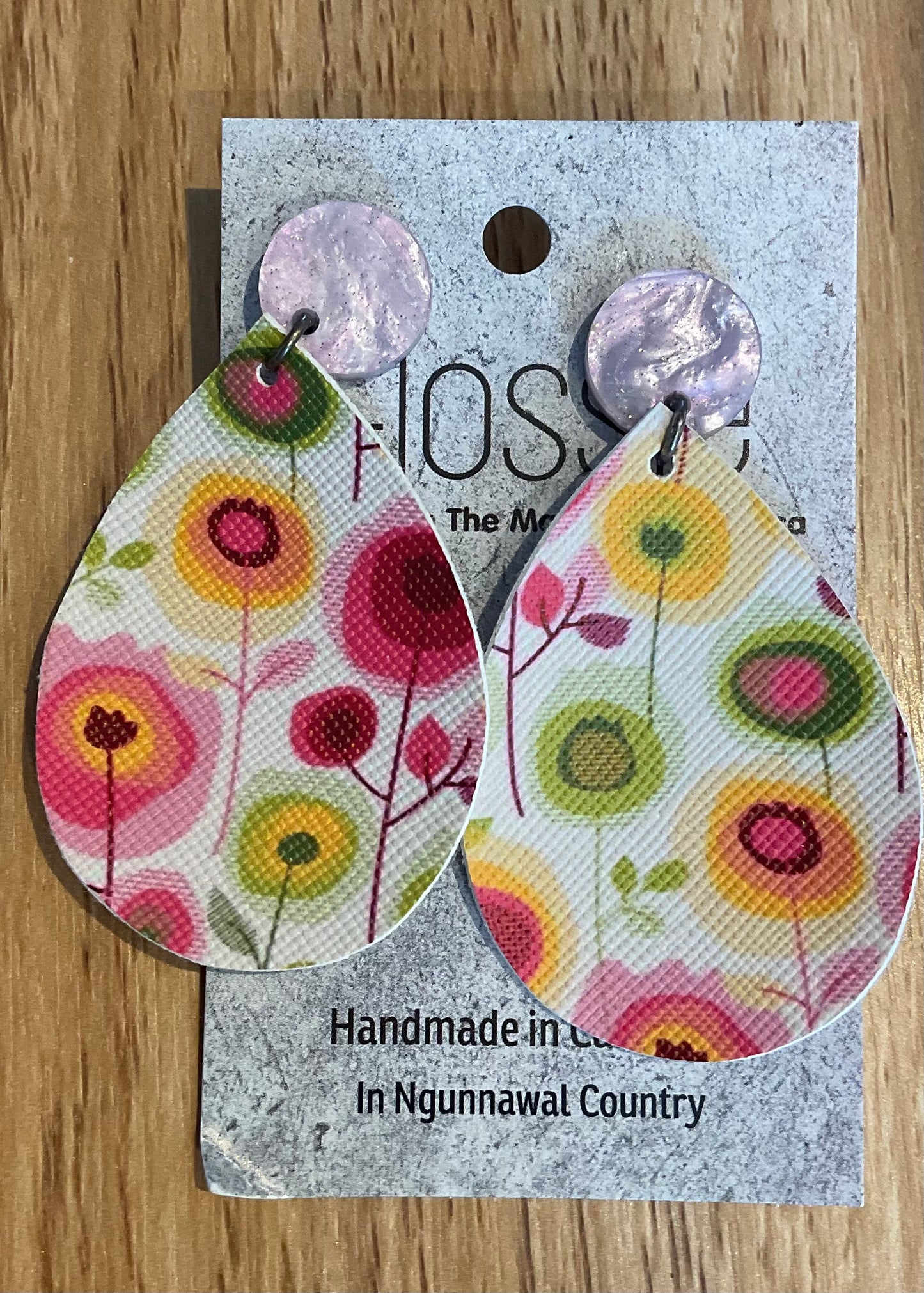*Earrings Spring Flowers Dangles