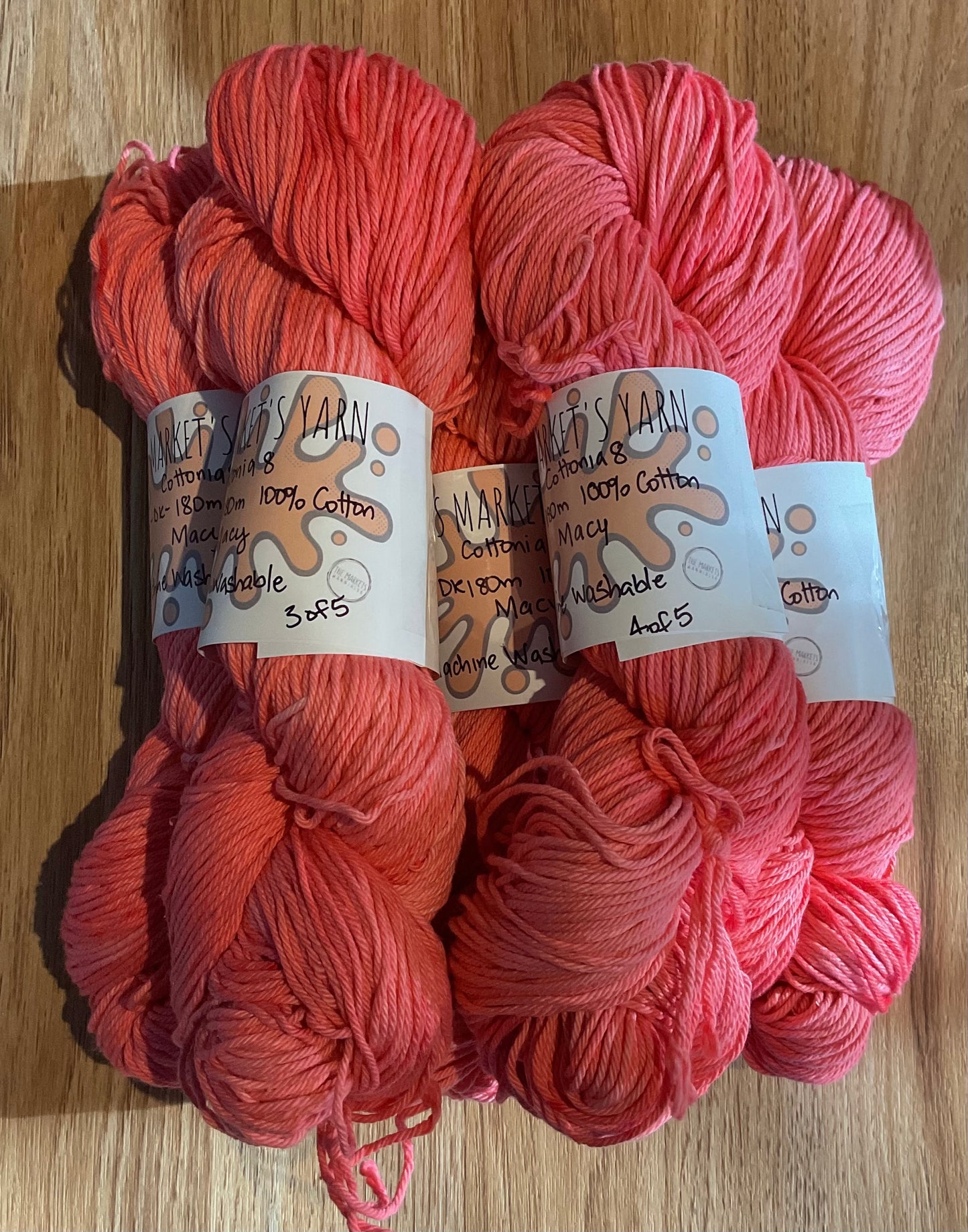 *Cottonia8 8ply 100% Cotton Yarn Macy