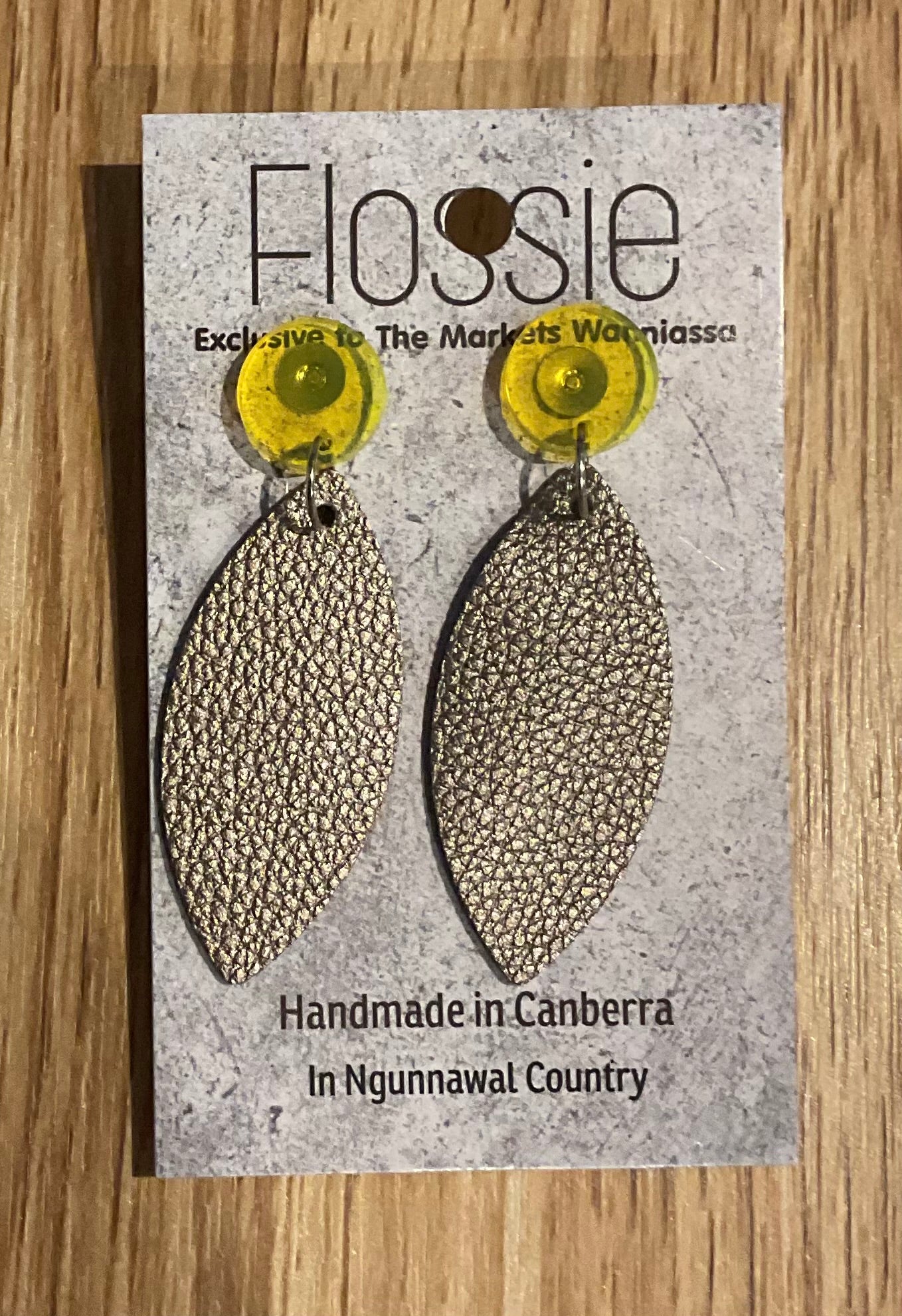 *Earrings Bronze Sheen Dangles