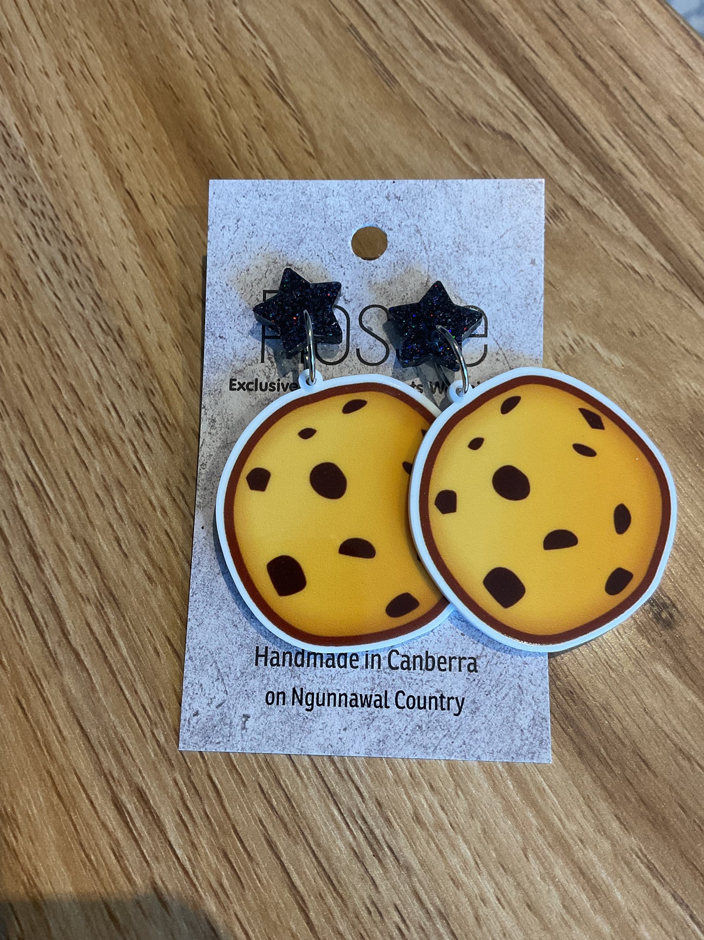 *Earrings Choc Cookies Dangles