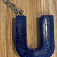 *Keychain Resin Letter U