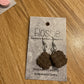 *Earrings Biscuit Dangles