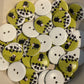 *Loose Buttons -Wooden Sheep Print