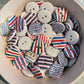 *Loose Buttons - Wooden Stripe Print