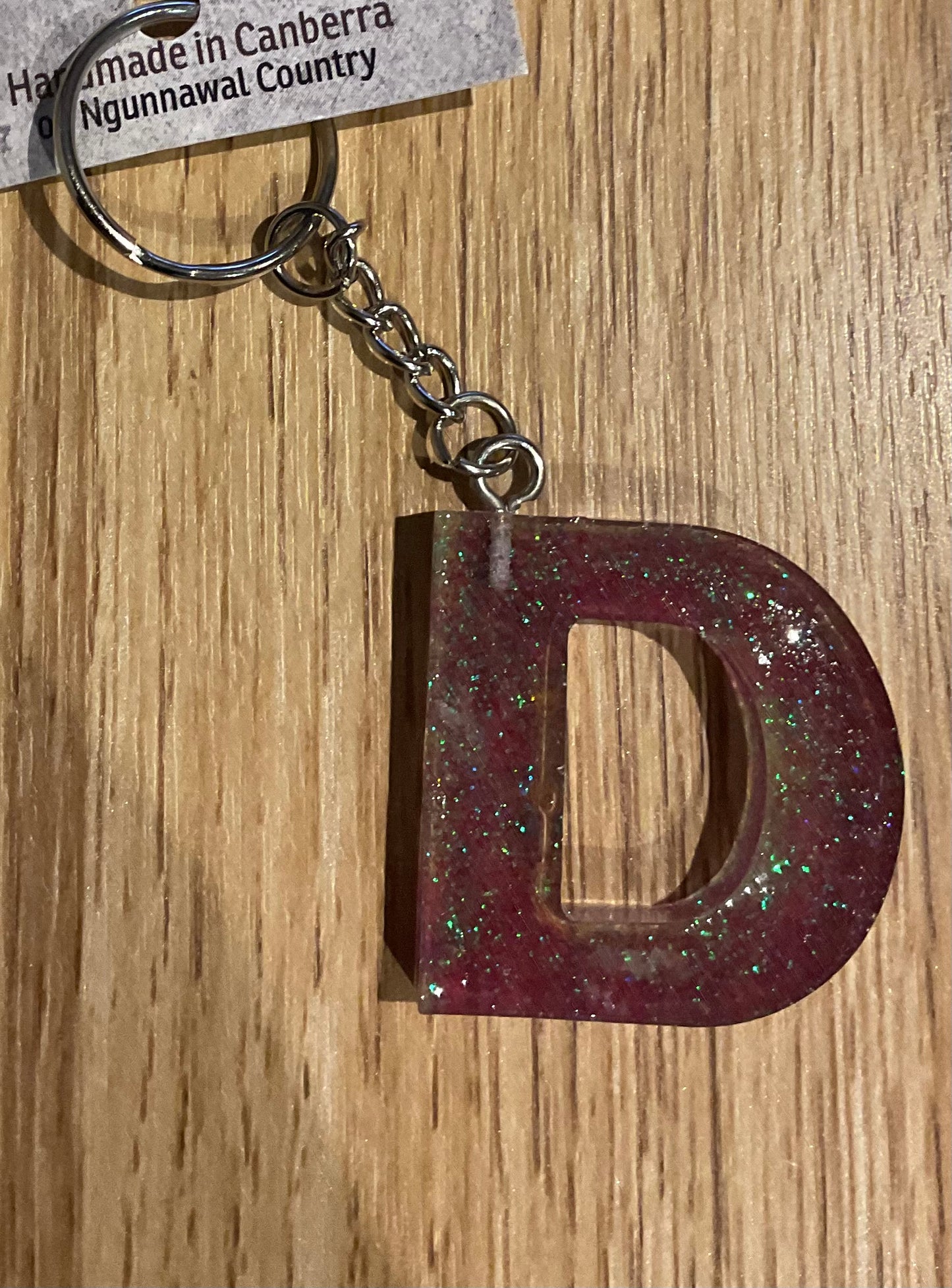 *Keychain Alphabet Letter D