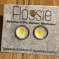 *Earrings Daisy Glass Studs