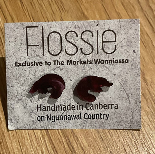 *Earrings Platypus Studs