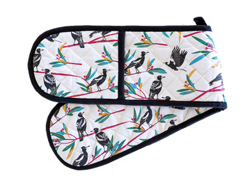 Double Oven Glove - Magpies