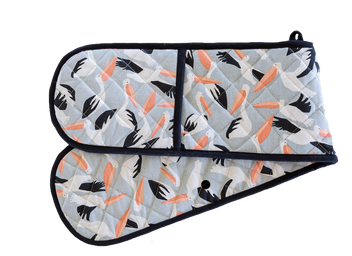 Double Oven Glove - Pelican