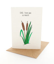 Father's Day Card - Punny Marsh