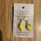 *Earrings Lemon Dangles