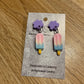 *Earrings Berry Ice Cream Dangles