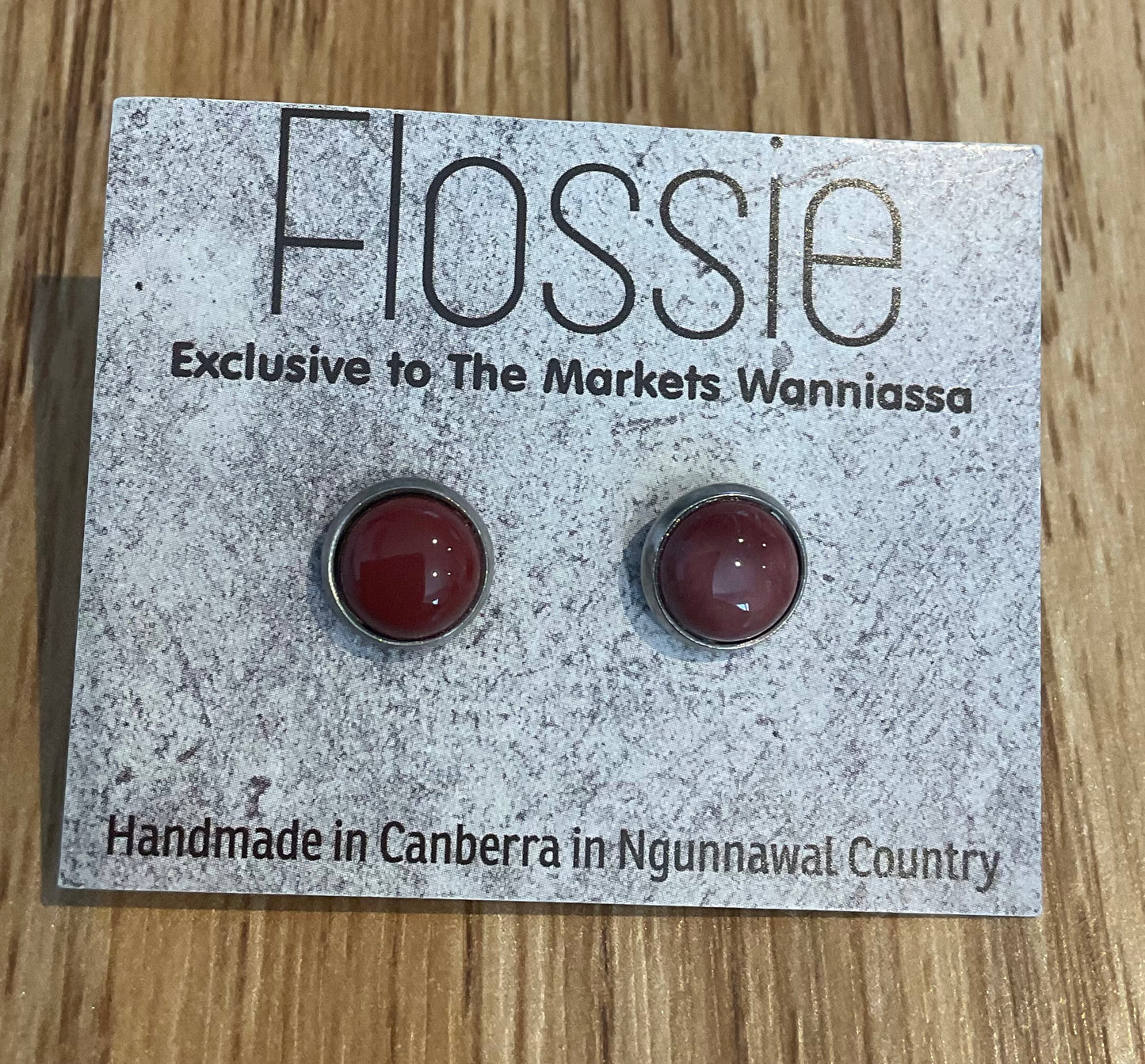 *Earrings Copper Dome Studs