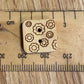 *Loose Buttons -Wooden Square