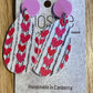 *Earrings Love Heart Dangles