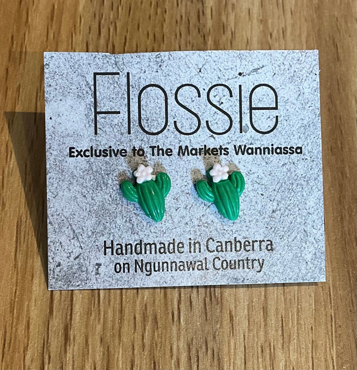 *Earrings Little Cactus Studs