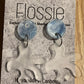 *Earrings Acrylic Opaque Coral Dangles