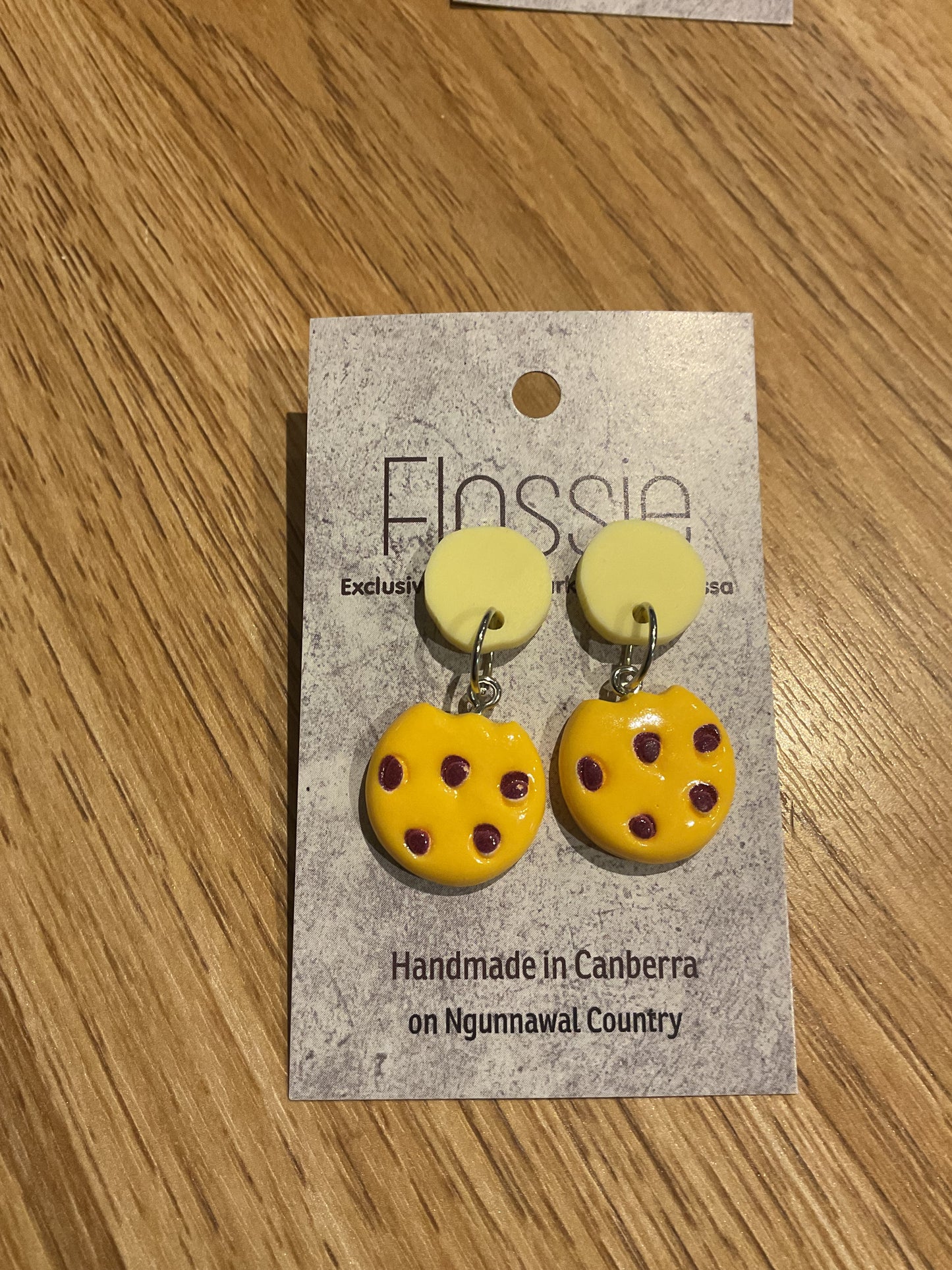 *Earrings Cookie Dangles