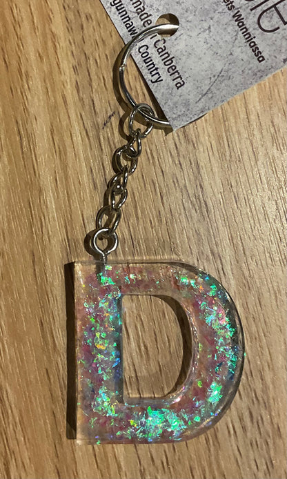 *Keychain Alphabet Letter D