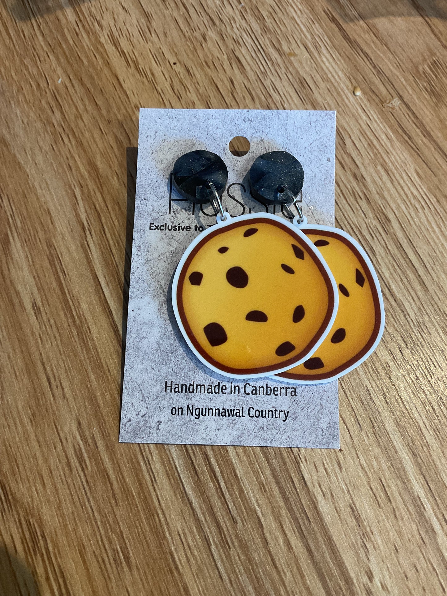 *Earrings Choc Cookies Dangles