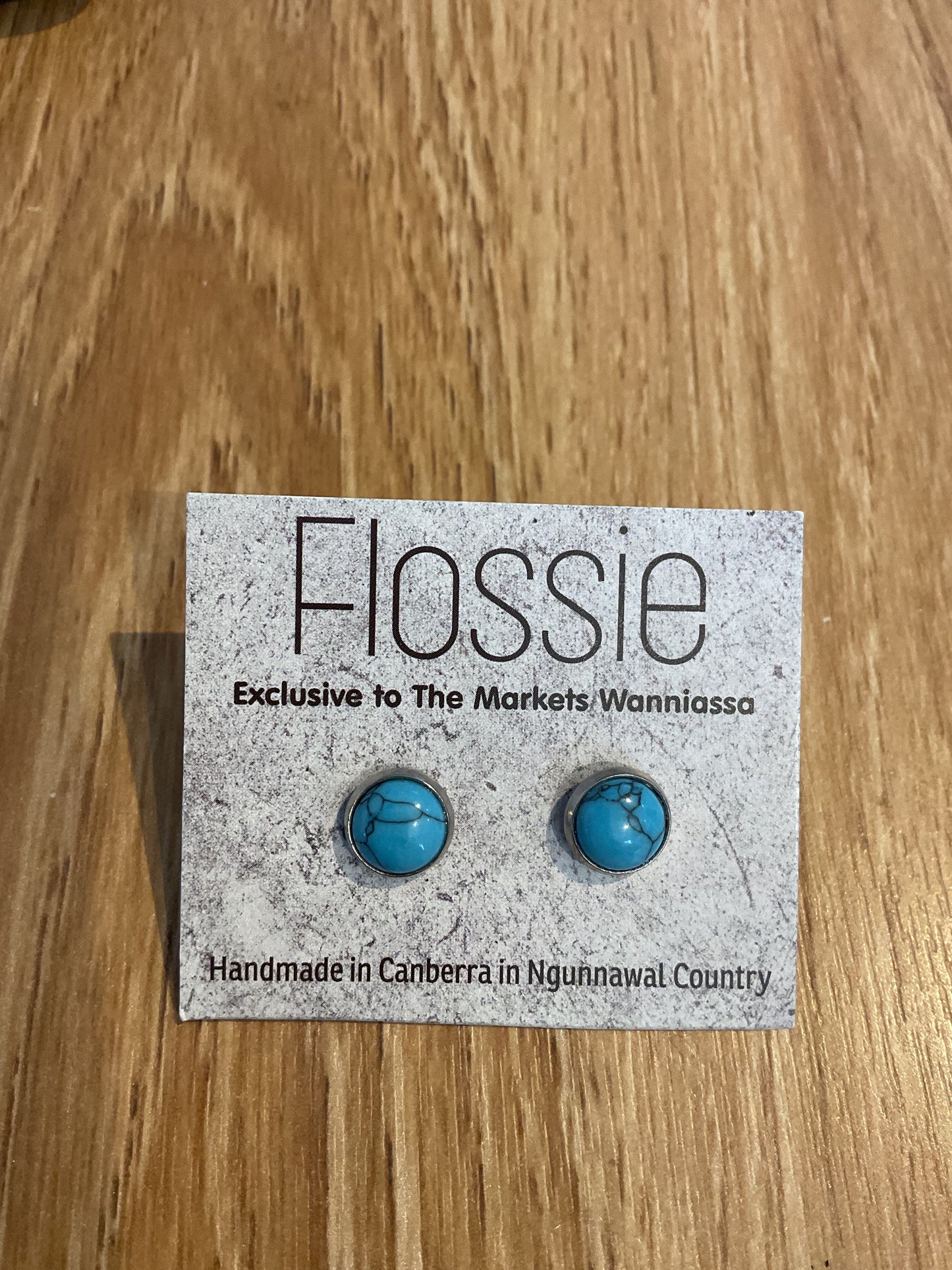 *Earrings Gemstone Dome Studs