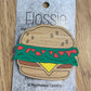 *Brooch Hand Painted Hamburger
