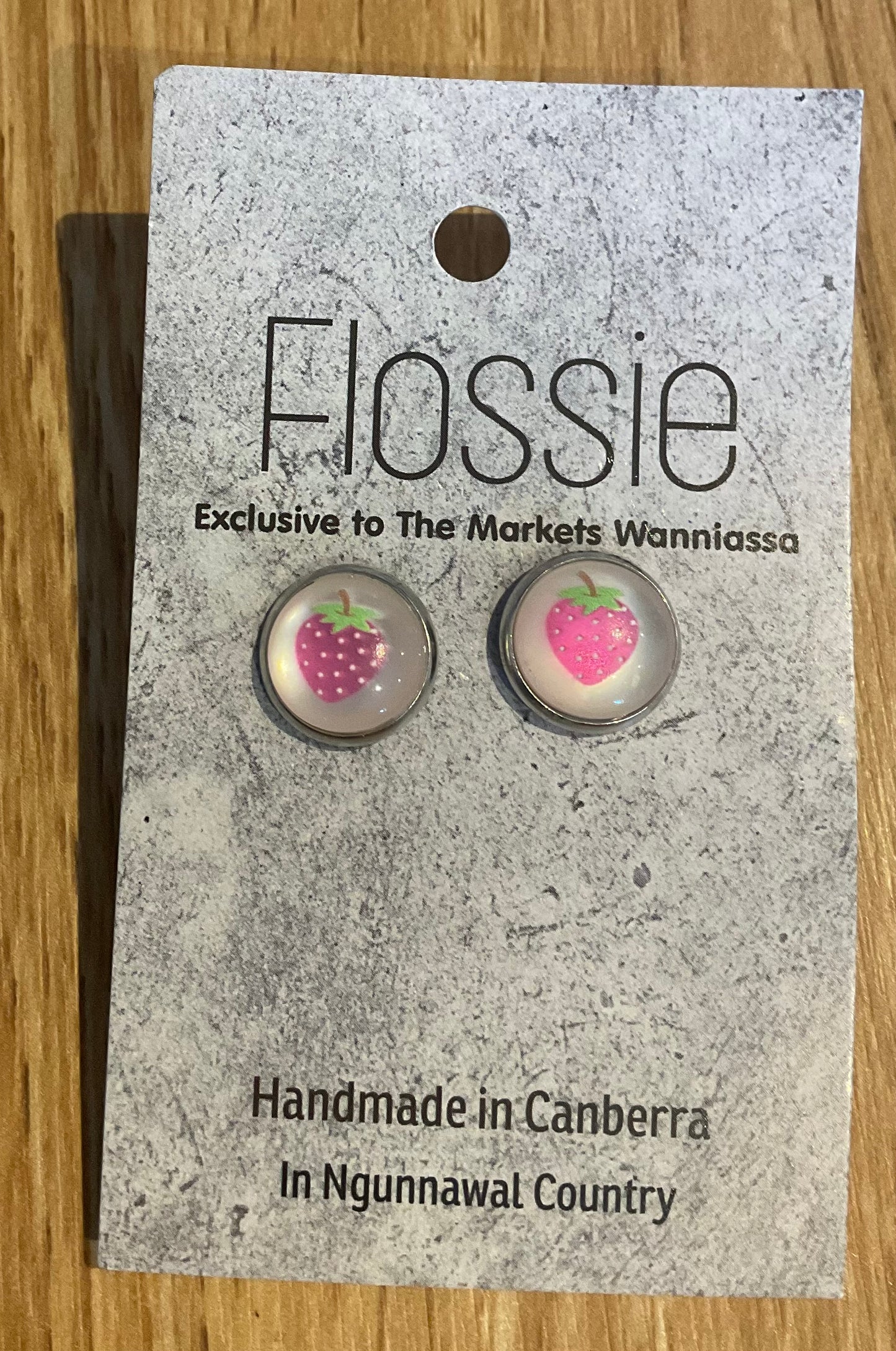 *Earrings Grape Dome Studs
