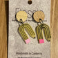 *Earrings Acrylic Hand Painted Pencils Dangles
