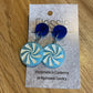 *Earrings Swirls Dangles