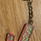 *Keychain Resin Letter J