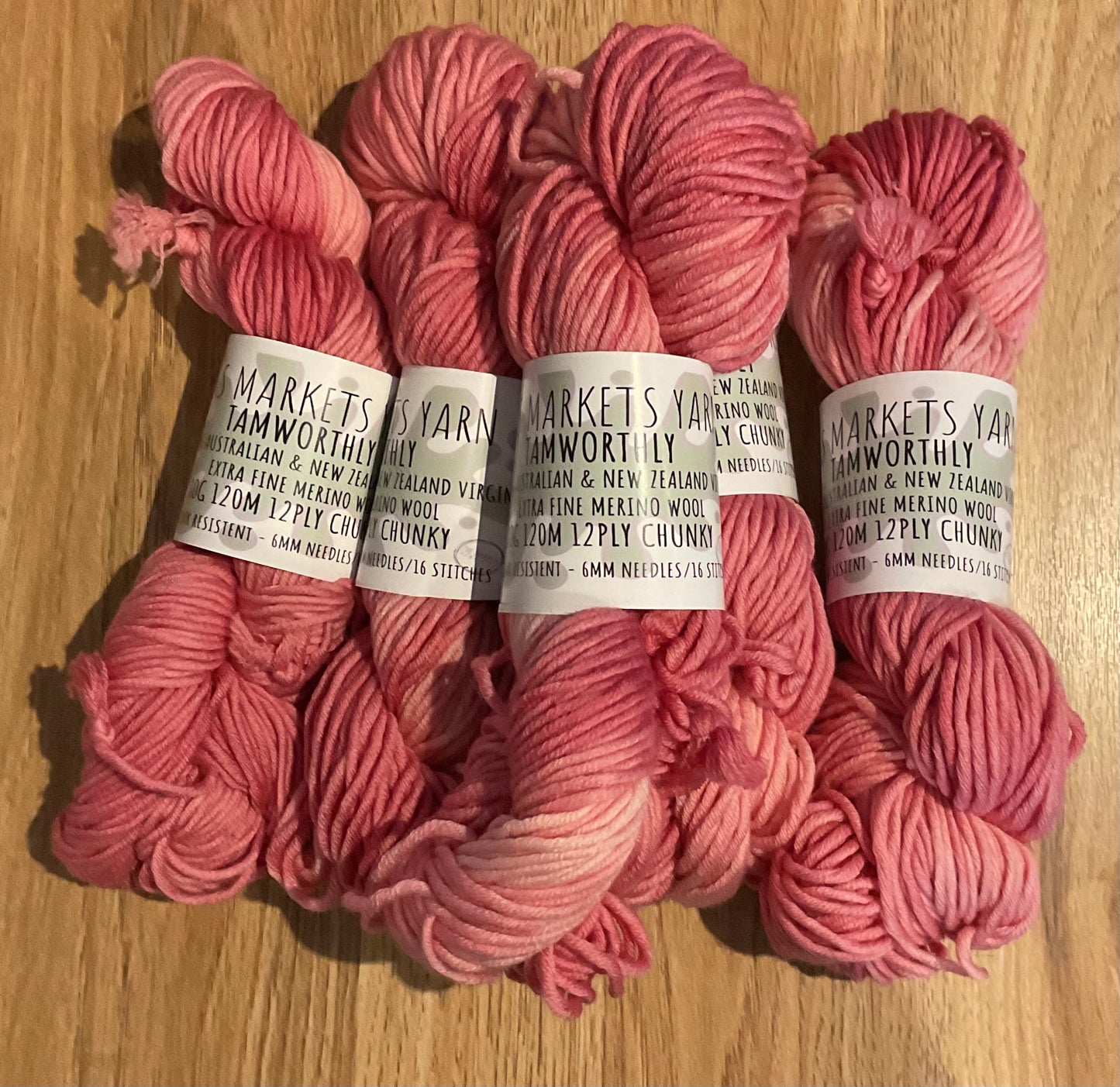 *Mrs Markets Tamworthly Yarn 12ply Berrylicious