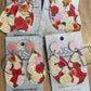 *Earrings Red Rose Dangles