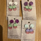 *Earrings Acrylic Egg Dangles