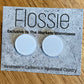 *Earrings White Acrylic Round Studs